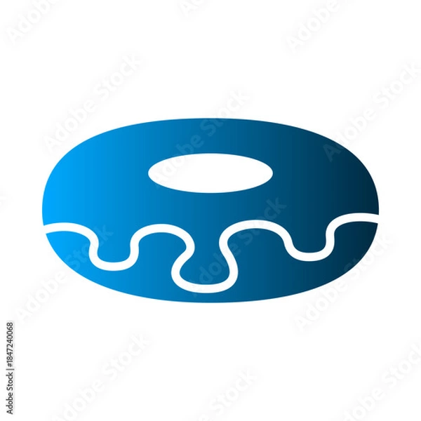 Obraz Donut icon design template