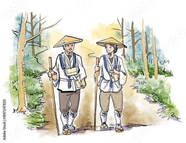 Fototapeta お遍路さん-巡礼者