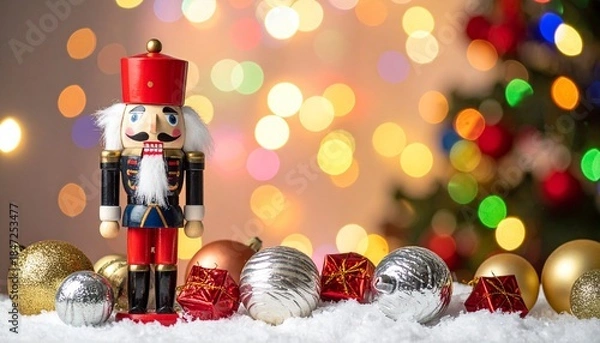 Obraz christmas decoration with candles