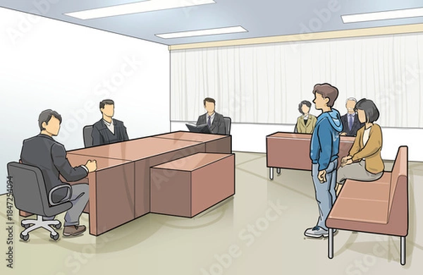 Fototapeta 家庭裁判所