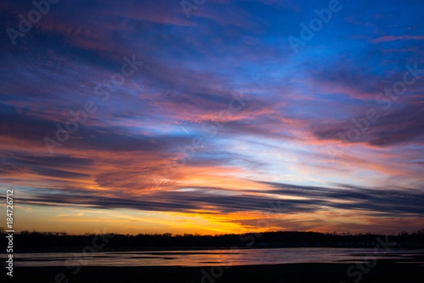 Fototapeta Winter Sunset 04