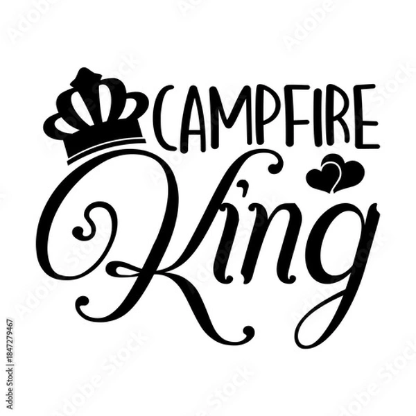 Obraz Campfire King Svg
