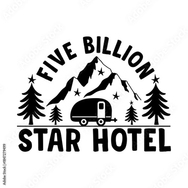 Obraz Five Billion Star Hotel Svg