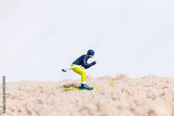 Obraz Imagination and Creativity Ski Concept