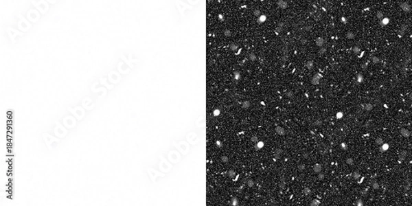 Obraz Medium density snowfall texture with balanced depth. Natural winter snow particles floating evenly.