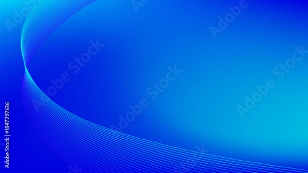 Obraz abstract blue background with waves