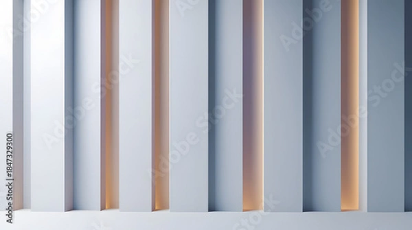 Obraz Minimal Vertical Gradient Columns