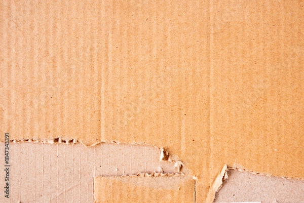 Obraz torn cardboard texture