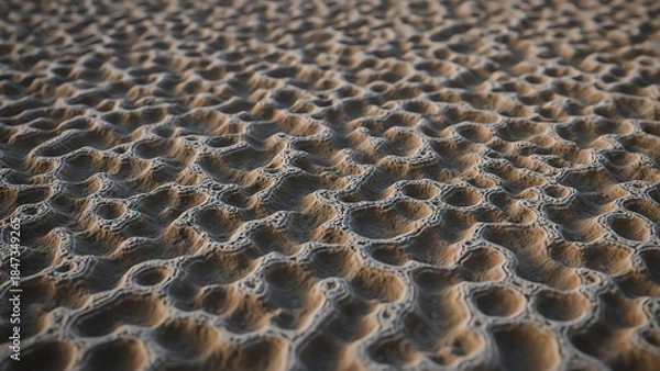 Obraz Sand Dunes Texture Close Up