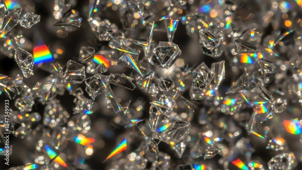 Obraz Crystal Shards Glitter