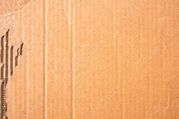 Obraz brown cardboard texture background