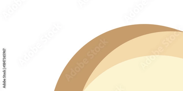 Fototapeta abstract creative brown circle background design.