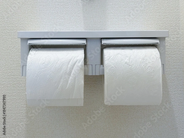 Fototapeta 棚付ワンタッチ式2連紙巻器	
