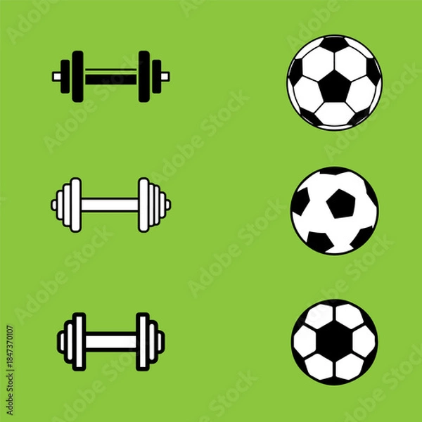 Obraz soccer ball icon