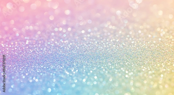 Obraz Beautiful rainbow colored glittering background with shimmering lights