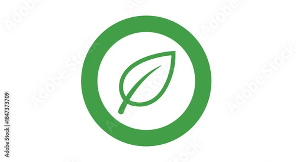 Fototapeta Eco Friendly Environmental Sign Vector