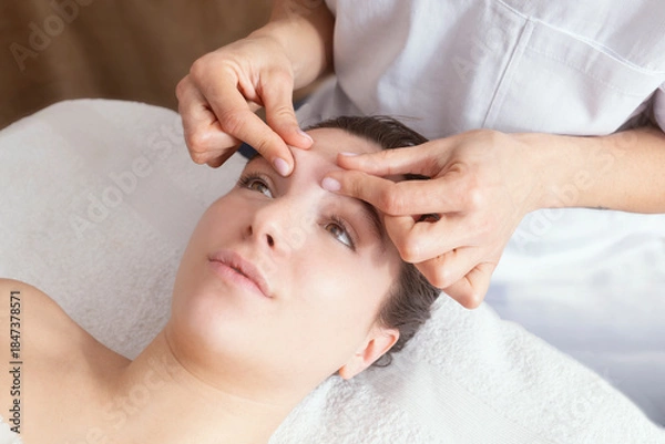 Obraz Massaggio sul viso