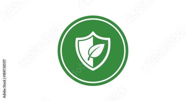 Fototapeta Environmental Protection Area Sign Vector