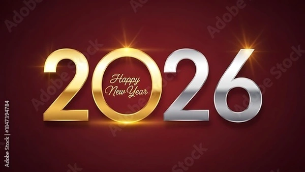Obraz Happy new year 2026