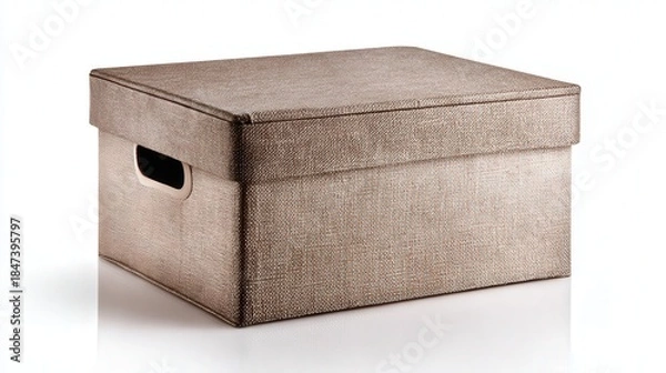 Obraz Foldable storage box isolated on white background