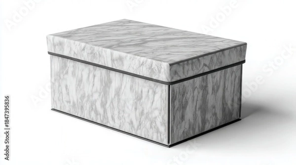 Obraz Foldable storage box isolated on white background