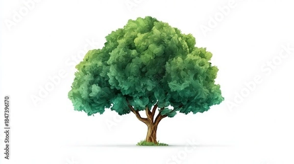 Obraz Forest tree icon isolated on white background