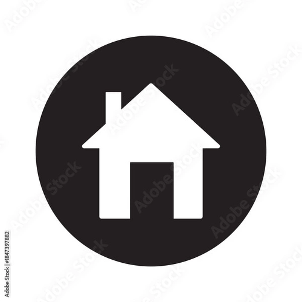 Fototapeta Home Icon Vector