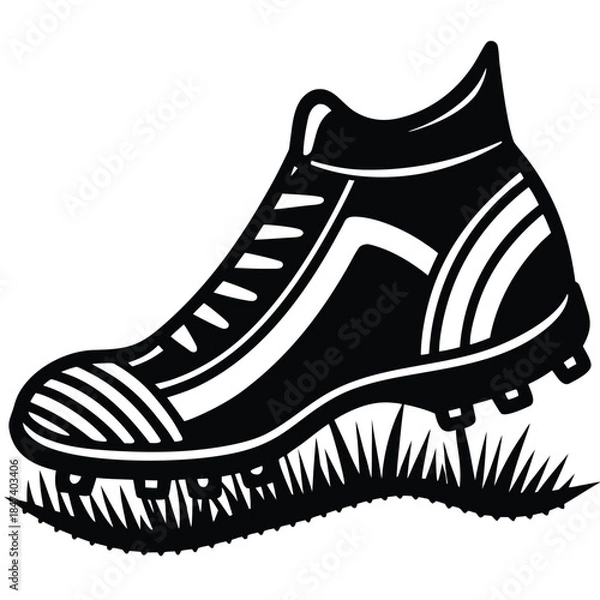 Obraz sport shoes vector illustration