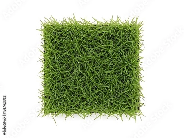 Obraz Vibrant green artificial grass mat