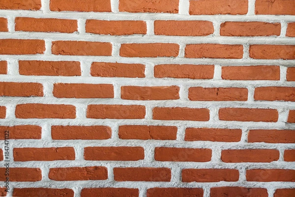 Fototapeta Red Brick wall Texture background