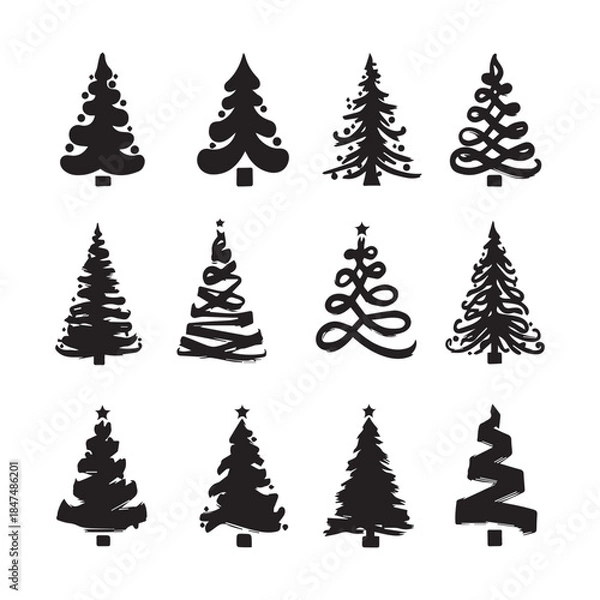 Fototapeta Vector file illustration on white background