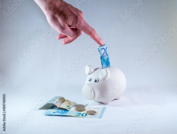 Obraz Making a deposit