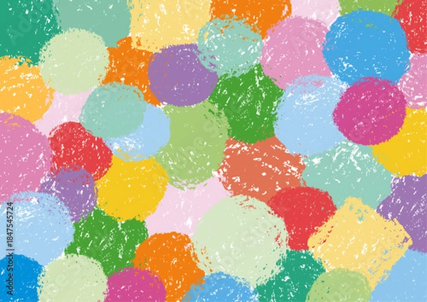 Obraz Crayon dot background A