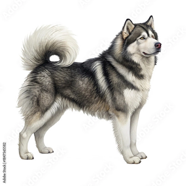 Obraz siberian husky dog