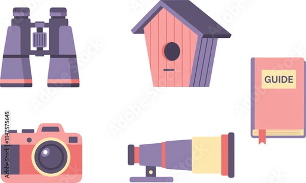 Obraz Birdwatching essentials