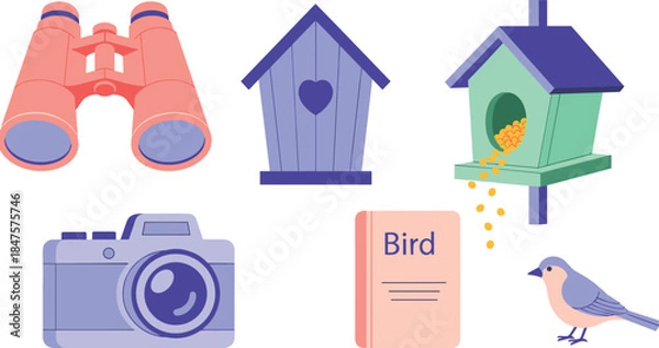 Obraz Birdwatching essentials