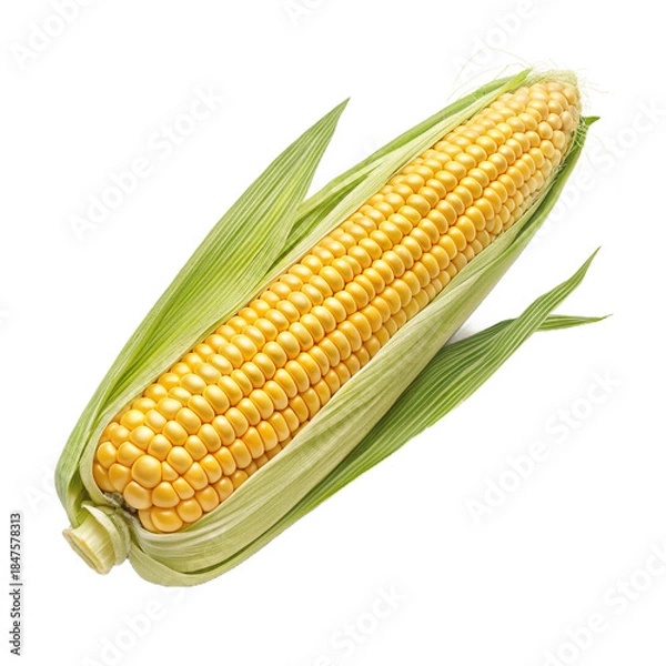 Obraz corn isolated on white background