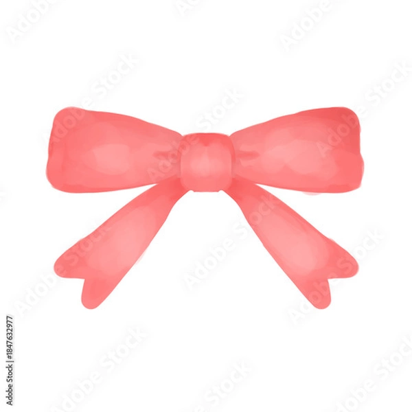Obraz red ribbon bow
