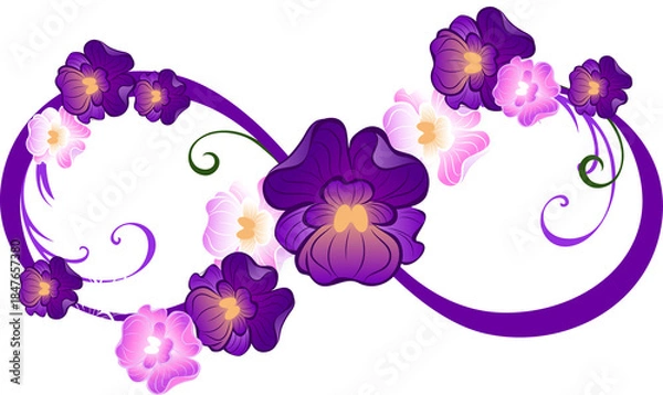 Obraz Eight of Violets