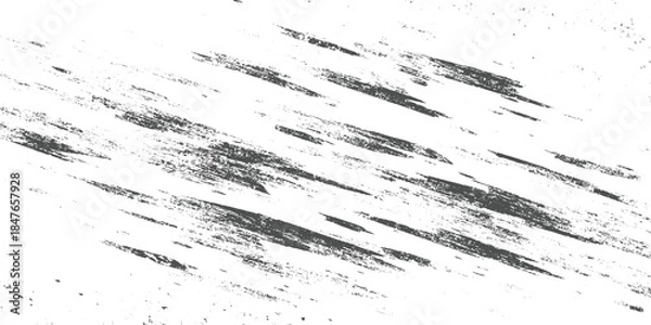 Obraz Textured gray brush strokes on white background abstract pattern grunge scratch