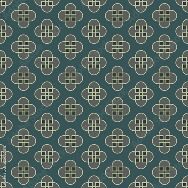 Obraz Geometric pattern background for design. Colorful shapes seamless pattern background.
