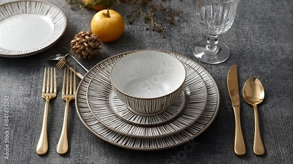 Obraz plates cup cake