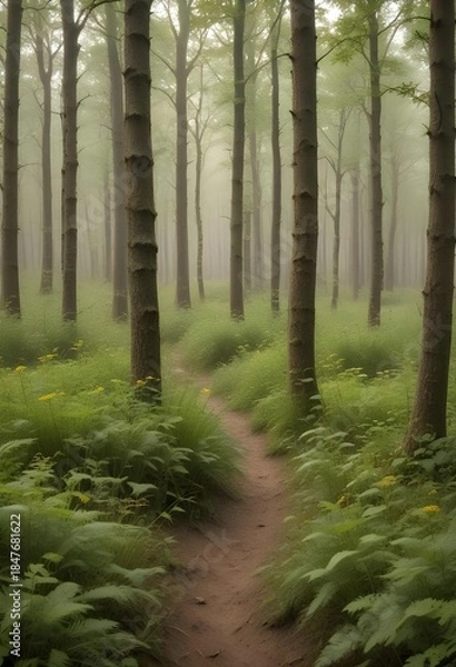 Obraz Amazing nature with trees and bugs