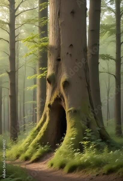 Obraz Amazing nature with trees and bugs