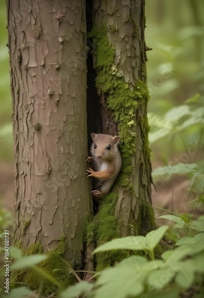 Obraz Amazing nature with trees and bugs