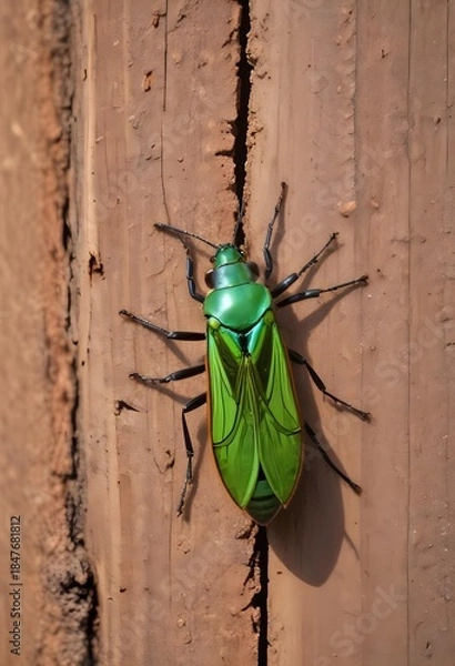 Obraz Amazing nature with trees and bugs