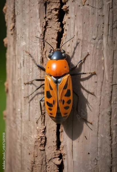 Obraz Amazing nature with trees and bugs