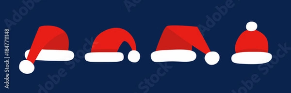 Obraz santa claus hat Set 01