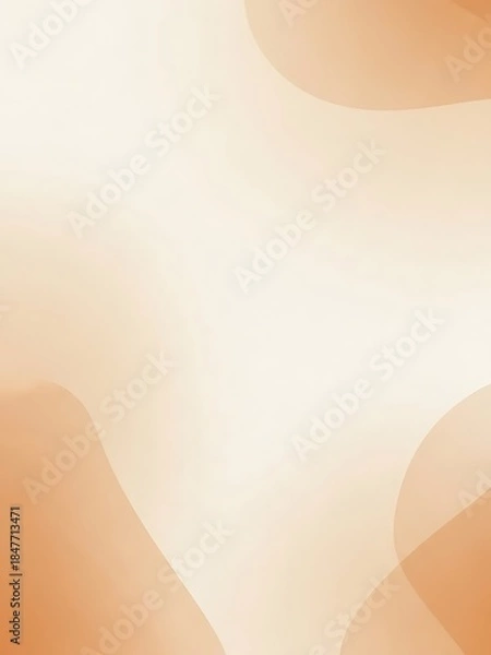 Obraz Soft Gradient Shapes in Abstract Composition