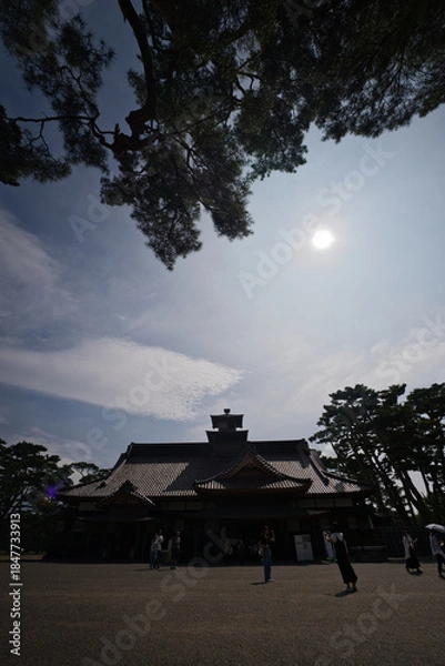 Obraz 函館の五稜郭から見た箱館奉行所